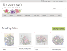 Tablet Screenshot of flowercraft.co.za